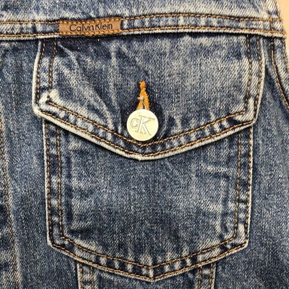 Vintage Calvin Klein Denim Vest - Picture 4 of 6